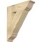 Ekena Millwork Traditional Traditional Rough Sawn Bracket, Douglas Fir, 6"W x 24"D x 28"H BKT06X24X28TRA01RDF - alternate 1